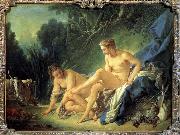 Francois Boucher Diana After Bathing painting